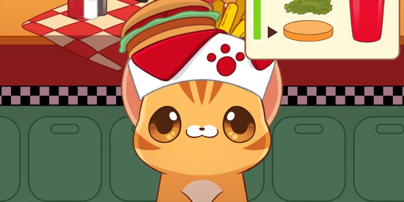 Personnage de chat mignon avec chapeau de nourriture