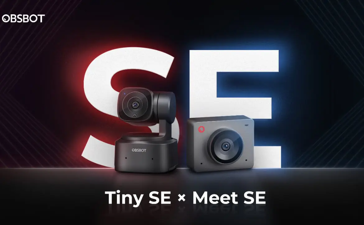 OBSBOT annonce ses nouvelles webcams Tiny SE et Meet SE alimentées par l'IA