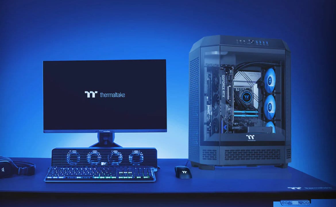 Nouveaux ordinateurs de bureau de jeu Thermaltake avec processeurs Intel Core Ultra Series 2