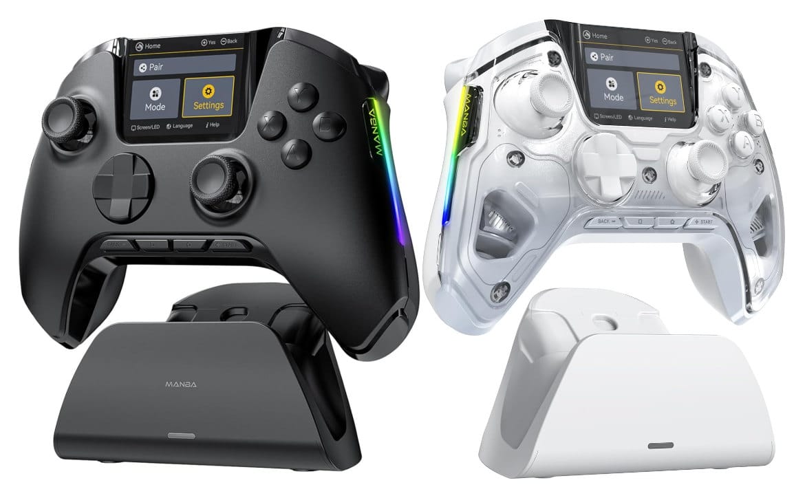 Manba annonce la manette de jeu sans fil One Series avec écran interactif