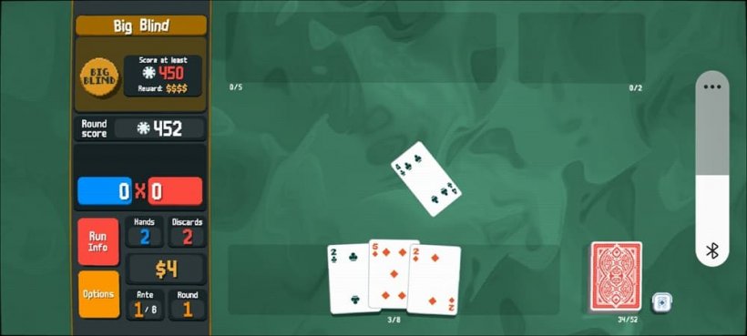 Plus de gameplay de Balatro, toujours pas de blagues dans le plateau