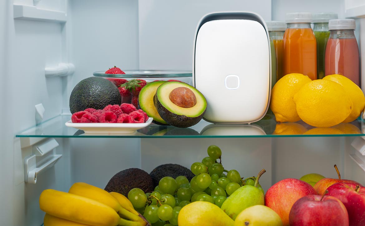Gardez les aliments plus frais jusqu'à 12 jours de plus avec le Shelfy Smart Fridge Device
