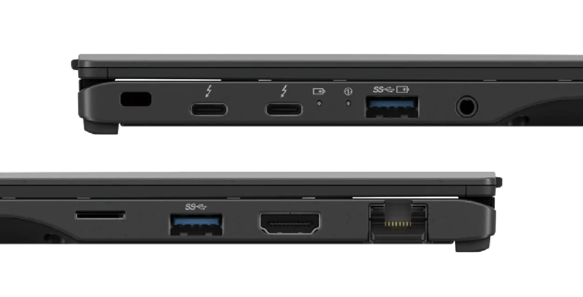 Fujitsu FMV Note U Ports