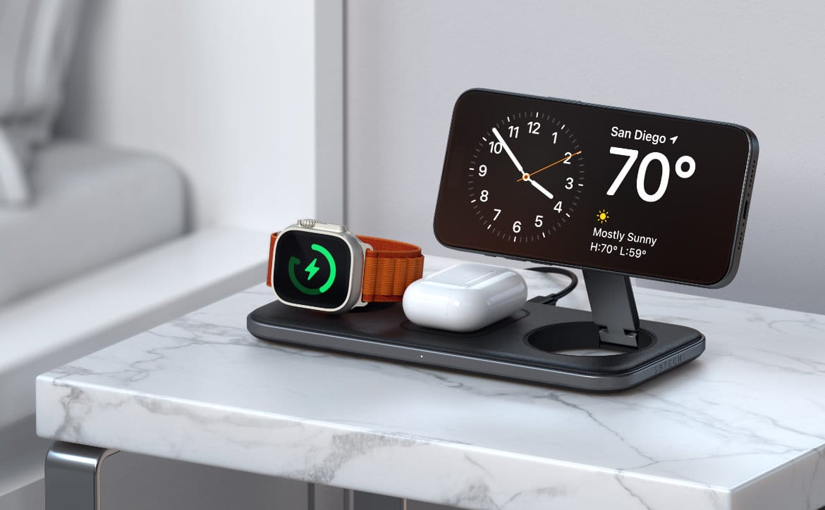 Satechi améliore le pavé de charge sans fil Trio avec Qi2 Tech