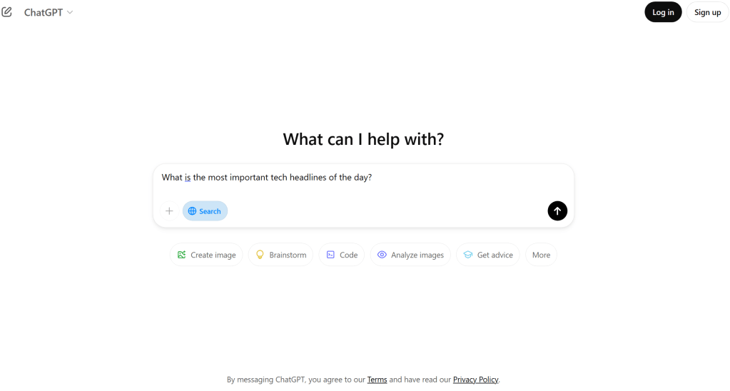 ChatGPT search 1