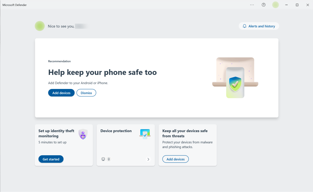 Mme Defender Dashboard Feb 2025 Mise à jour