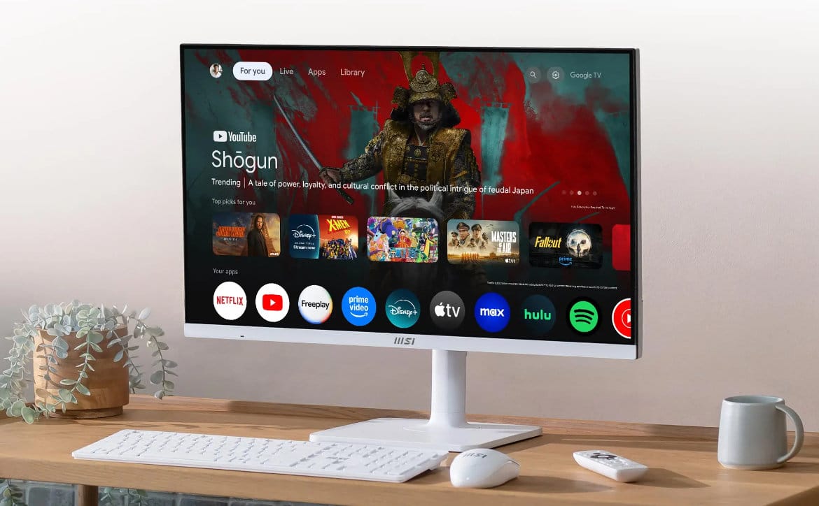 Ce nouveau moniteur intelligent de MSI s'exécute sur Google TV