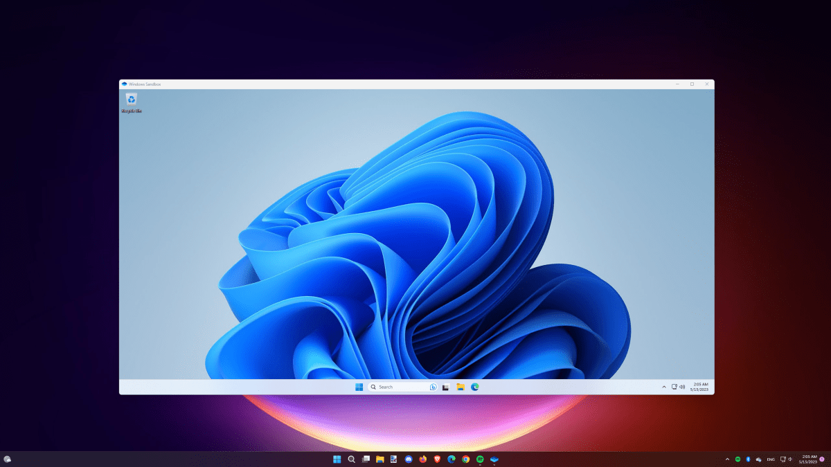 Sandbox de Windows ouvrir dans Windows 11 Pro