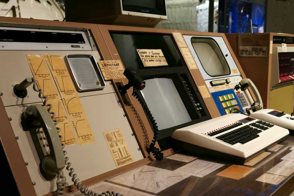 Old desk-style computer