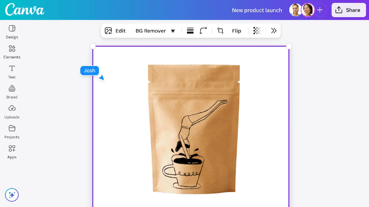 Éditeur de photos canva