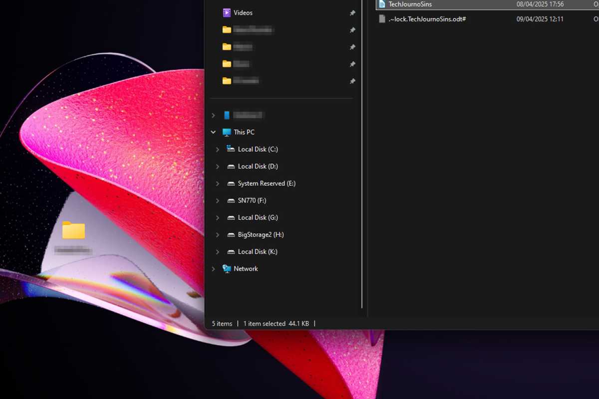 Tant de disques durs chaque fois que je réinstallerai la capture d'écran Windows
