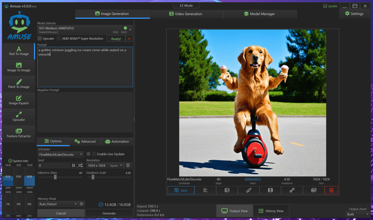Amuse Ai Art Golden Retriever Jongleux