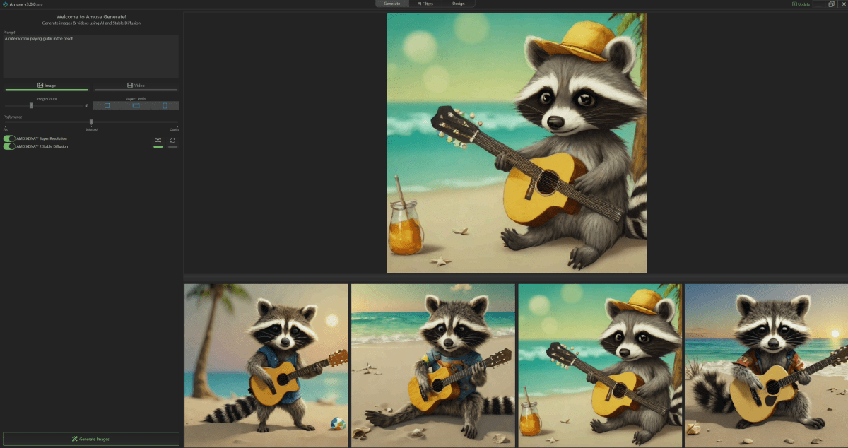 Amuser ai art ez mode