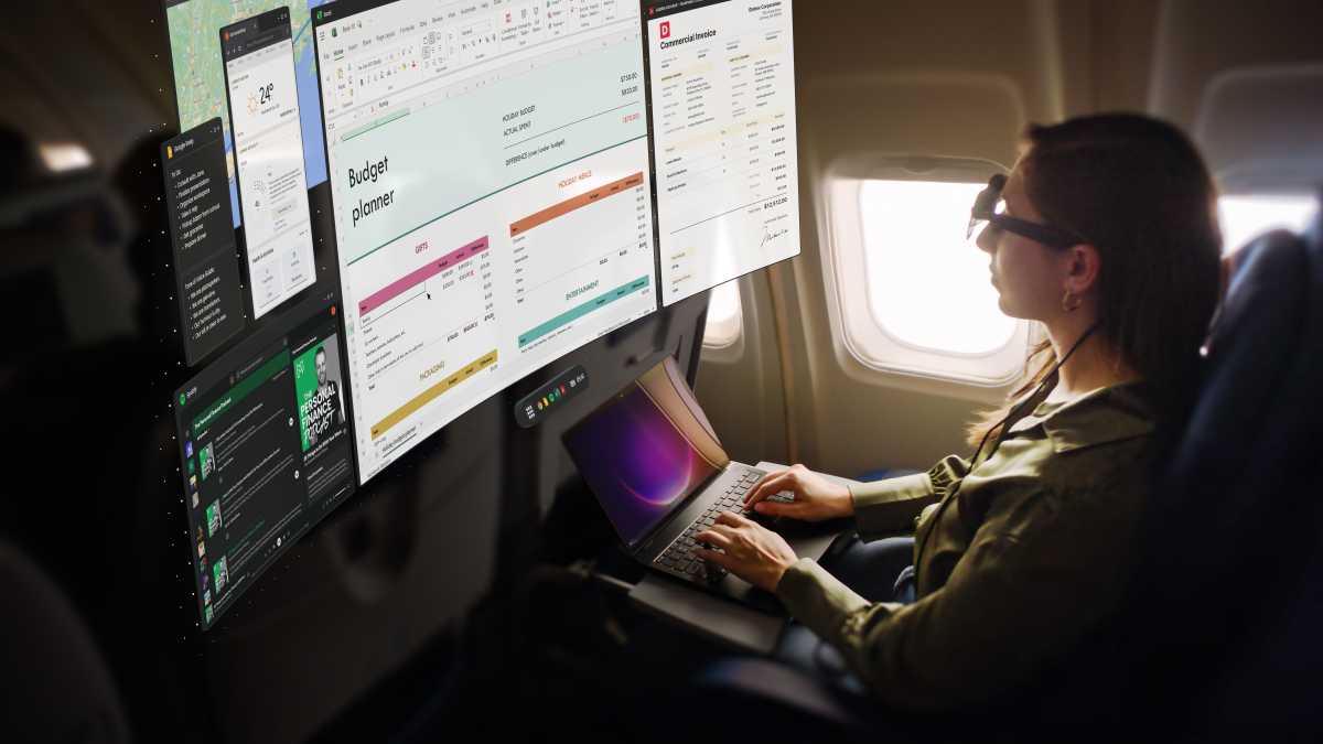 Ordinateur portable spatial épouvantable