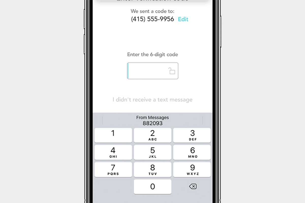 SMS iOS 2FA