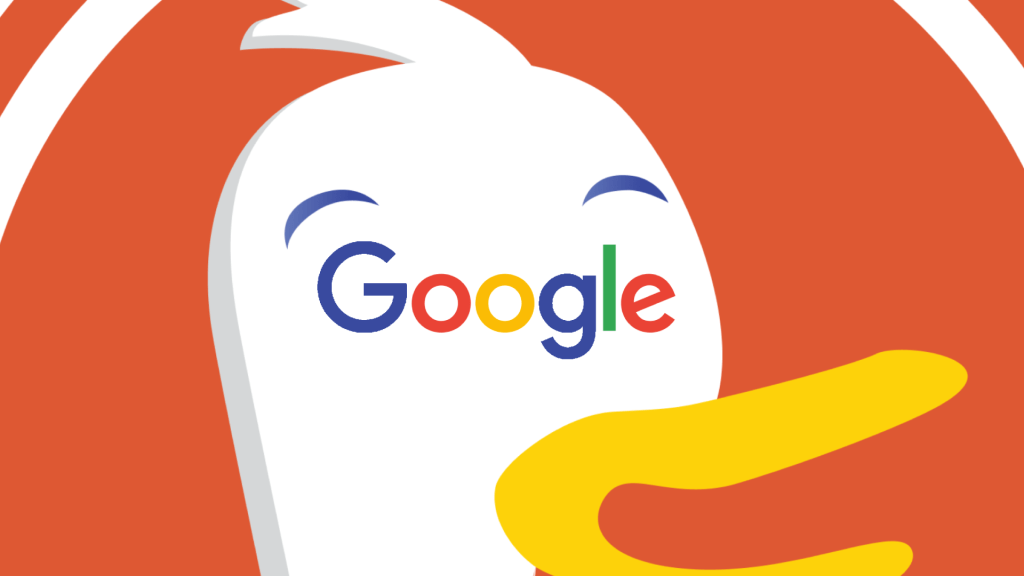 DuckDuckGo and Google logos