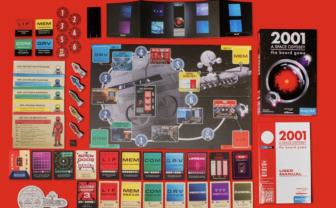 «2001: A Space Odyssey | The Board Game» maintenant disponible auprès de Maestro Media