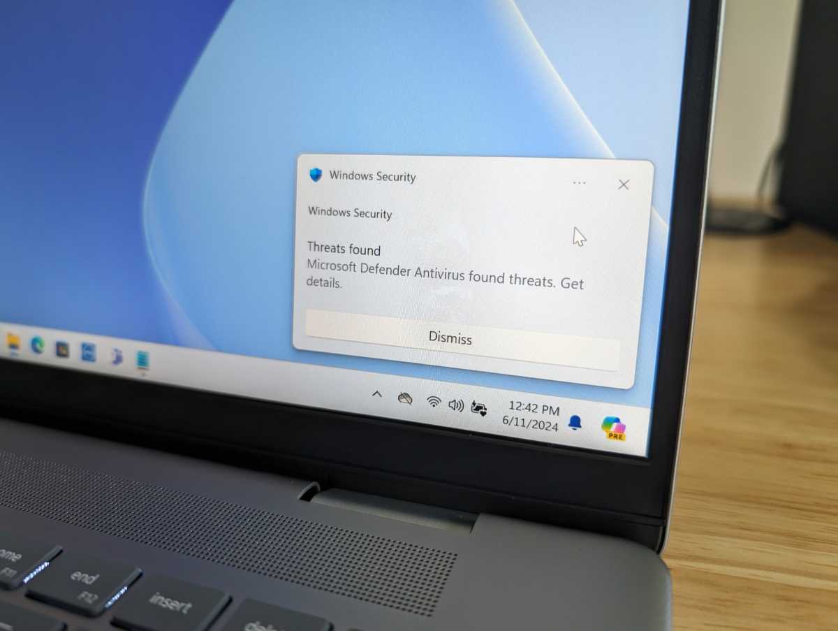 Windows Security Antivirus Menace Found Message