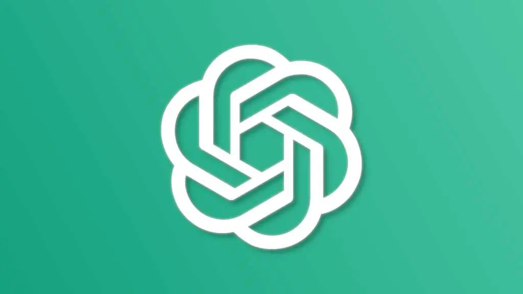 OpenAI ChatGPT logo on a green background