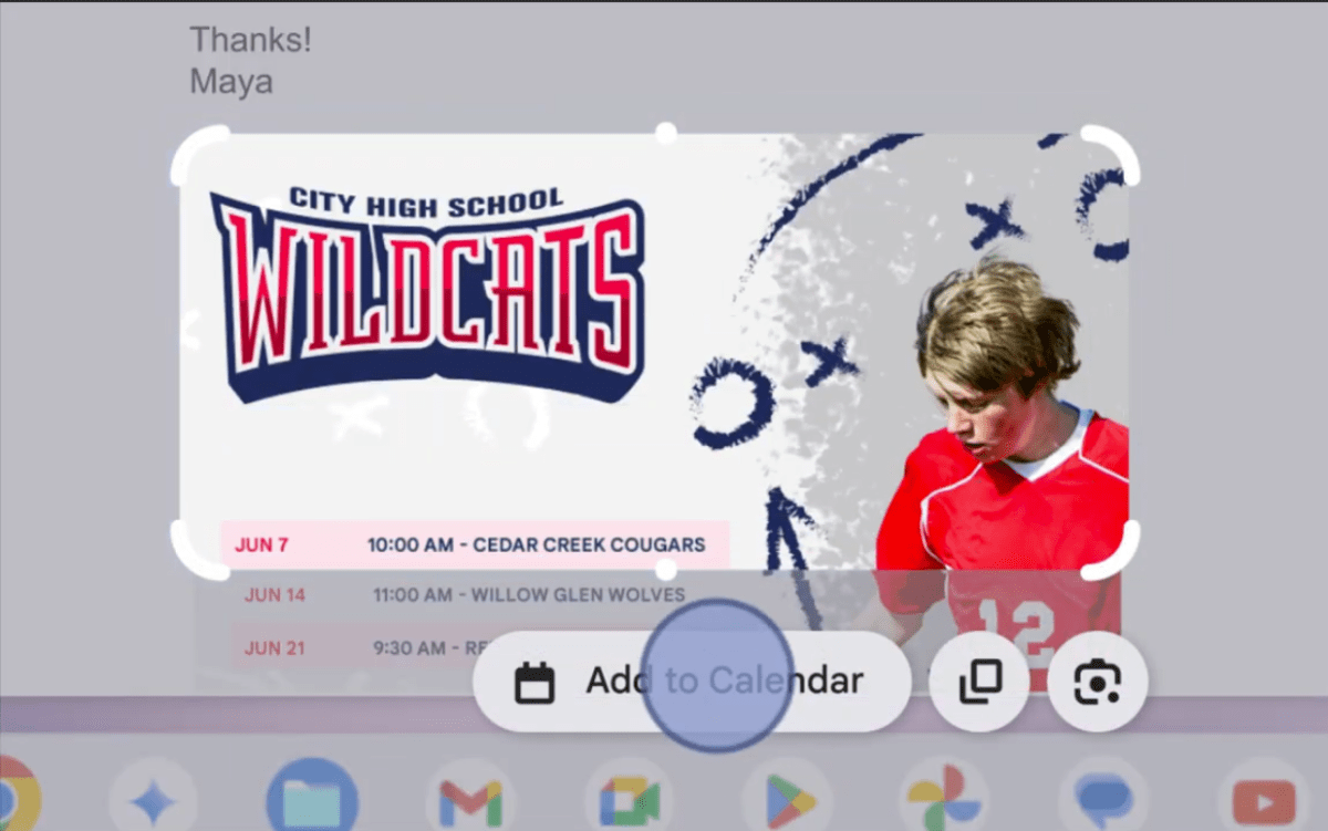 Chromebook Sélectionnez pour rechercher des Gémeaux