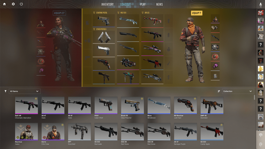 Counter-Strike 2 inventory screenshot