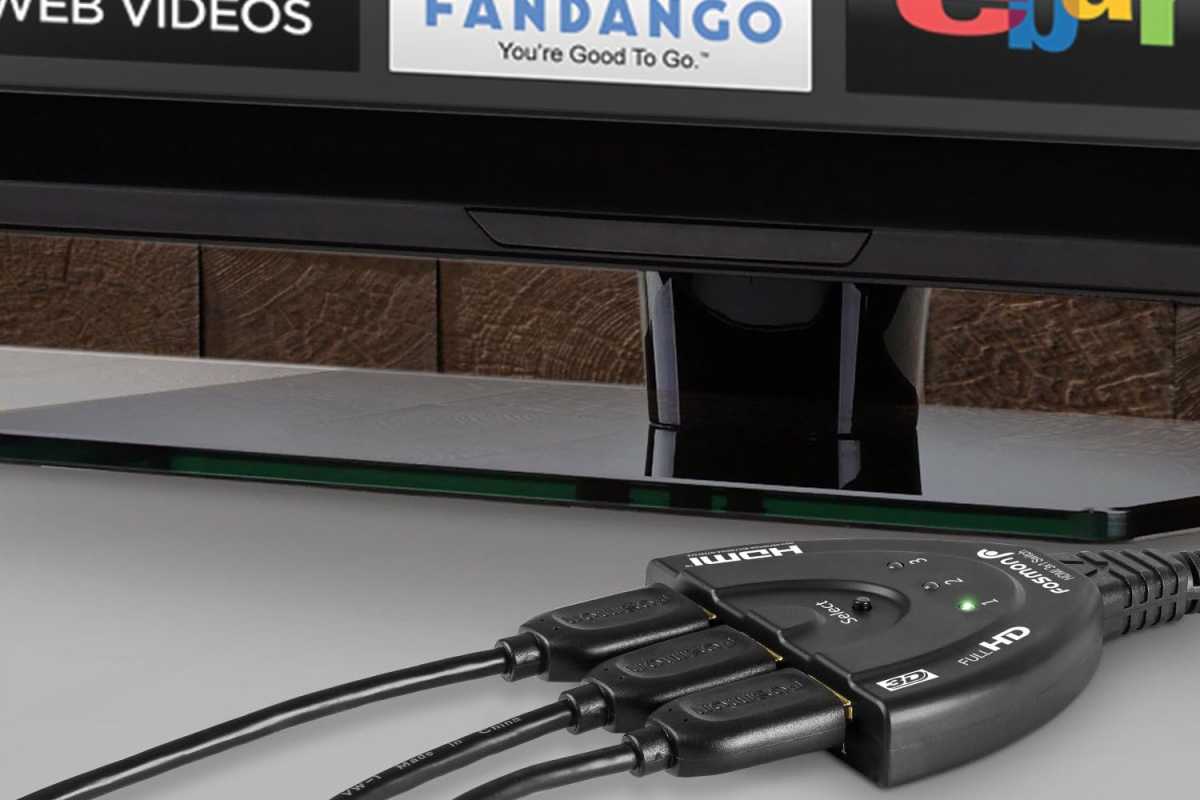 Fosmon 1080p 3 porteur de port HDMI