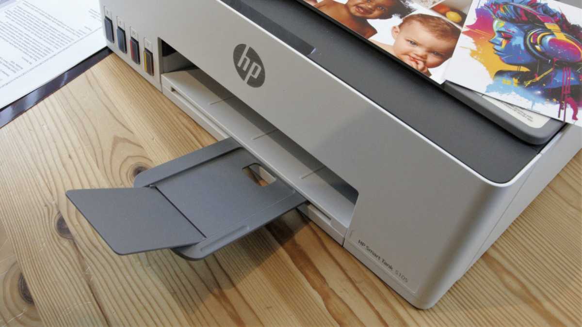 HP Smart Tank 5105 Plateau de sortie de l'imprimante tout-en-un