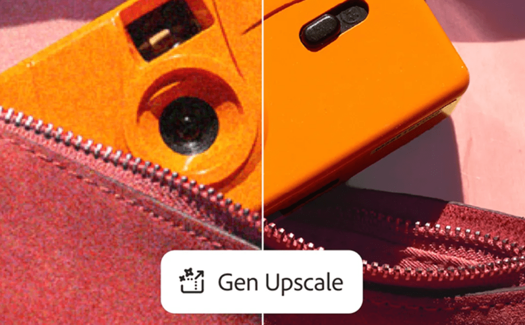 Adobe Photoshop generative upscale AI