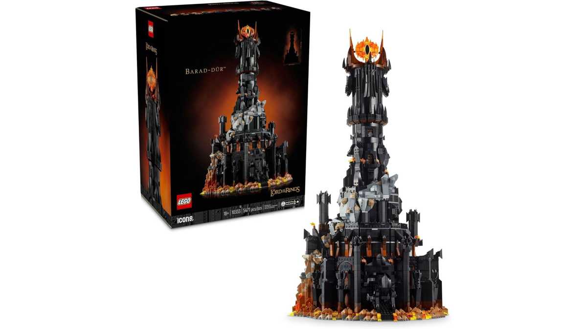 Icônes LEGO Lord des Anneaux Barad-Dûr 
