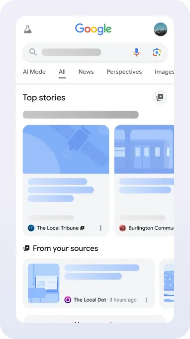 Google Sources privilégiées