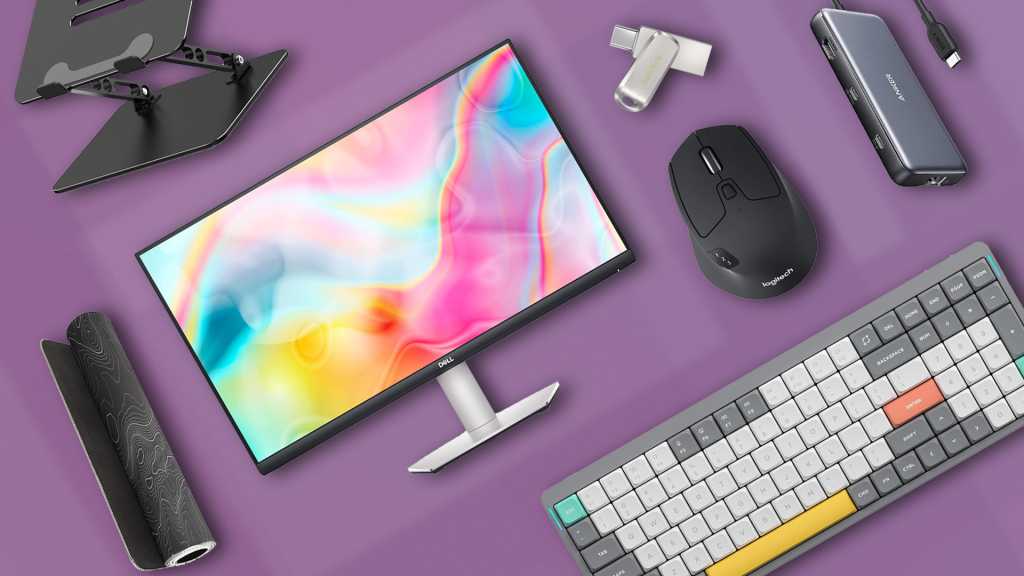 college desk workstation