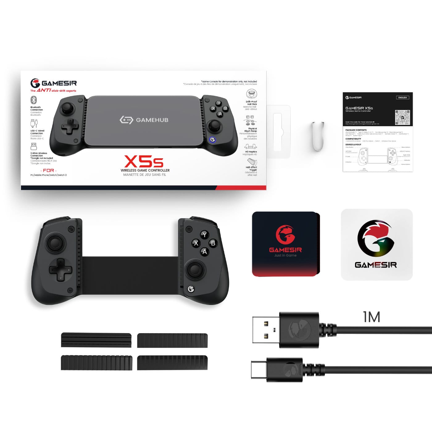 GameSir dévoile son contrôleur de jeu mobile sans fil X5S avec une connectivité tri-mode 3