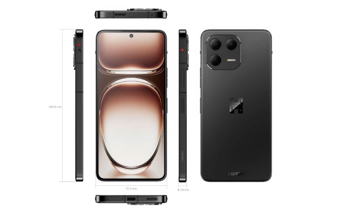 HIROH Phone lance des précommandes aux États-Unis à 999 USD