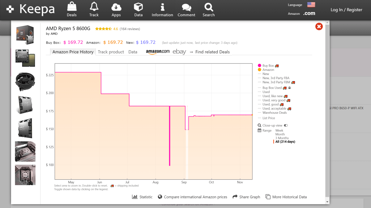 Conserver un exemple de liste (8600G)