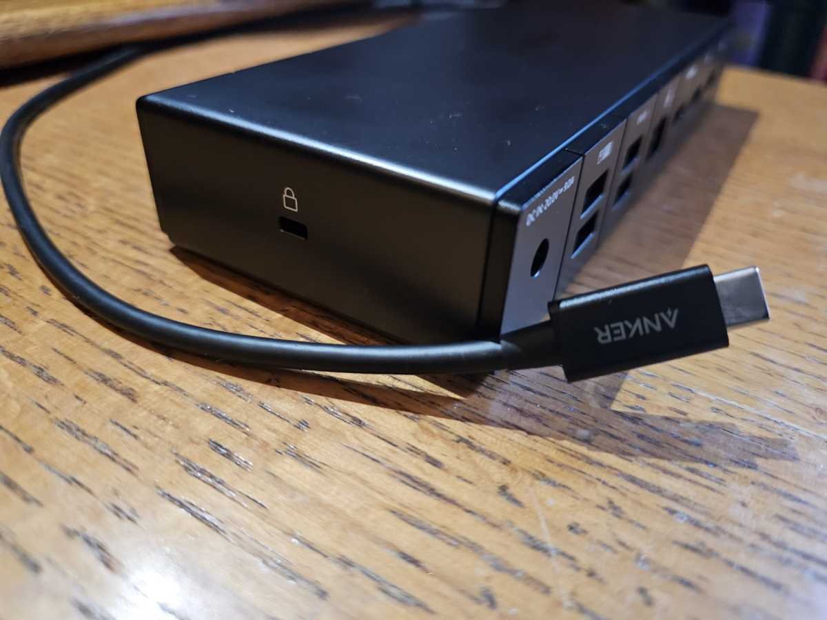 Anker 778 emplacement Kensignton Dock Thunderbolt 4