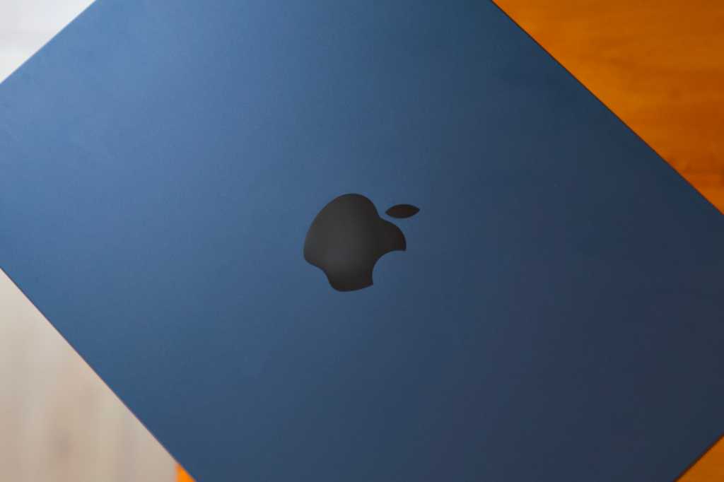 MacBook Air closed in midnight