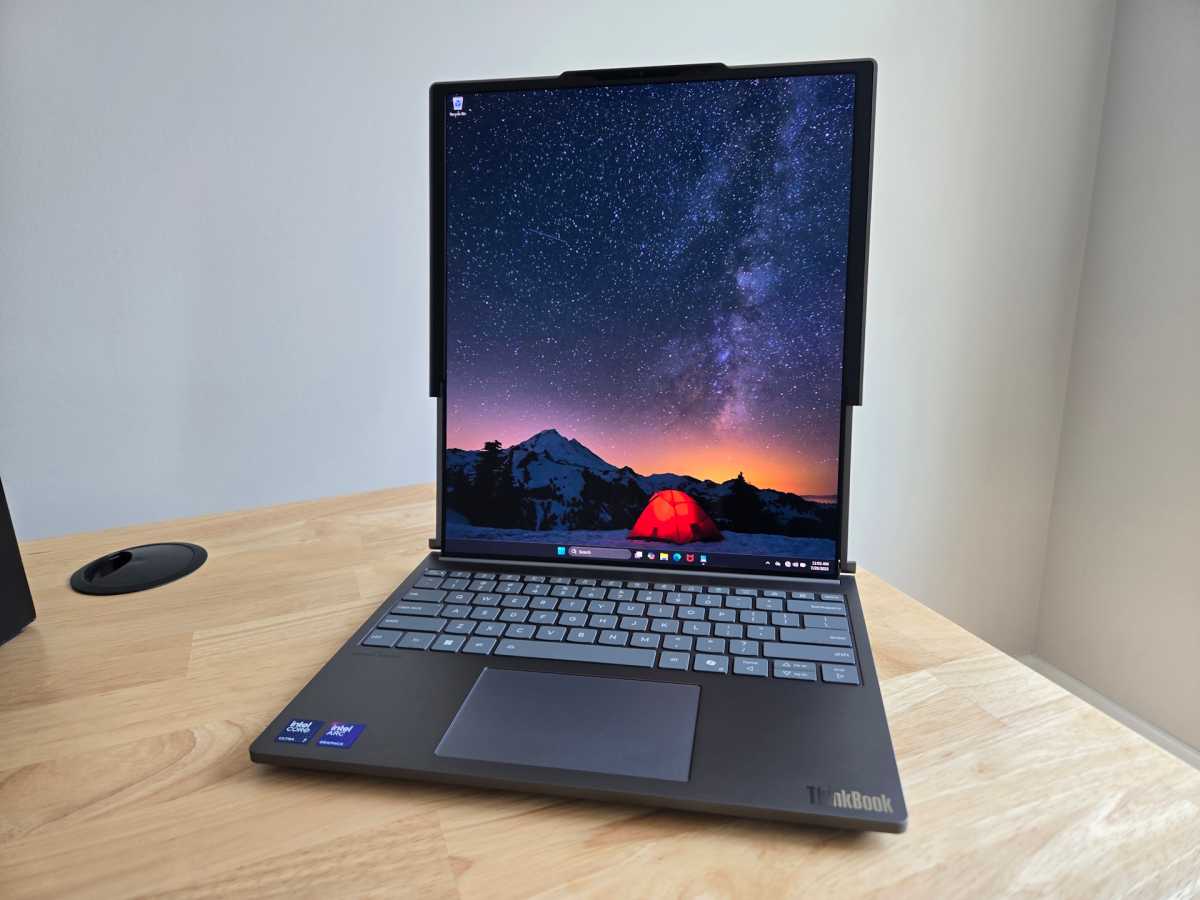 Lenovo ThinkBook Plus enroulable déroulé