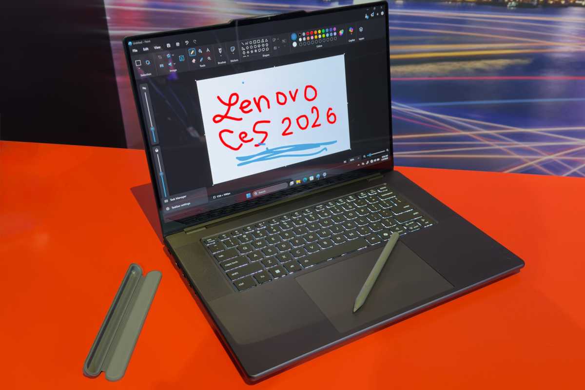 Lenovo Yoga Pro 9i Aura Edition au CES 2026