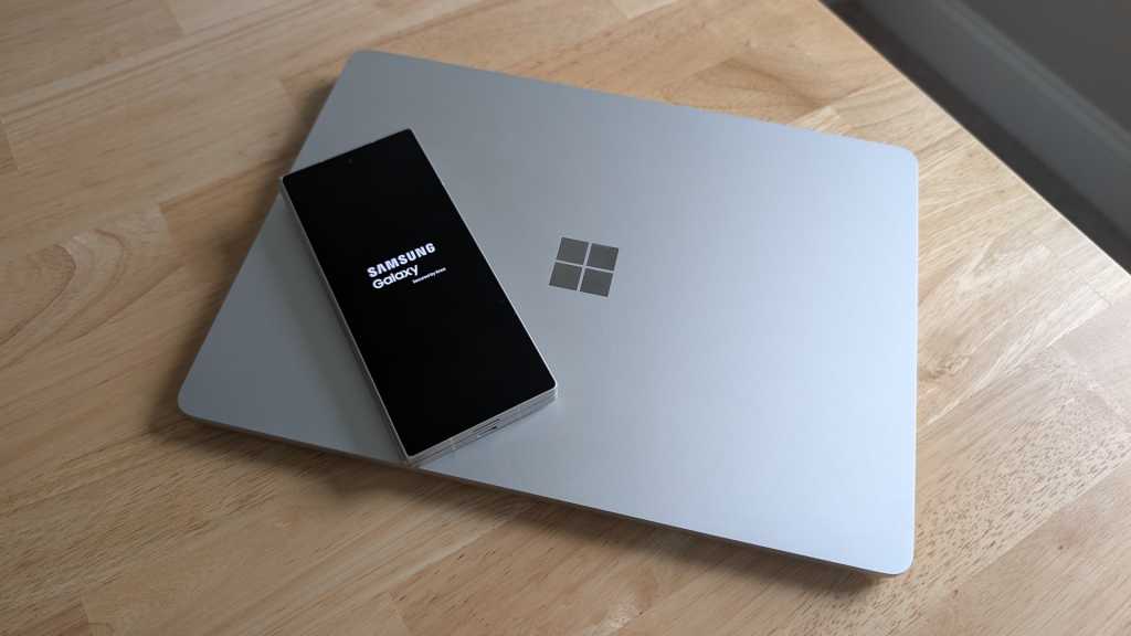 Samsung Galaxy Fold and Surface Laptop 7