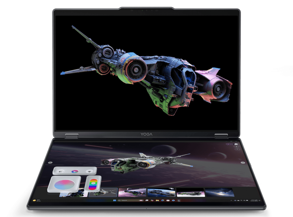 Yoga Book Pro 3D Concept avec coussinets à clipser