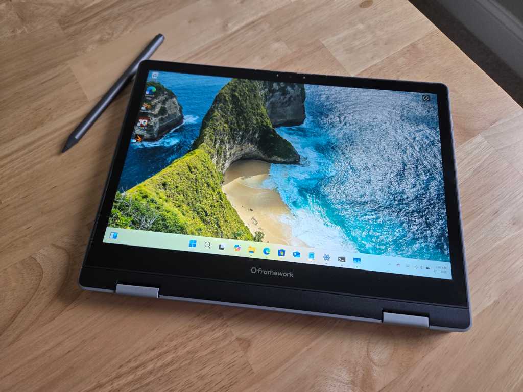 Framework Laptop 12 lying flat