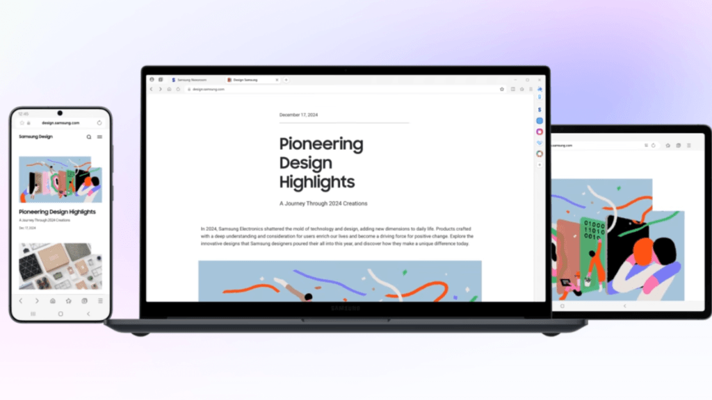 Samsung browser for Windows