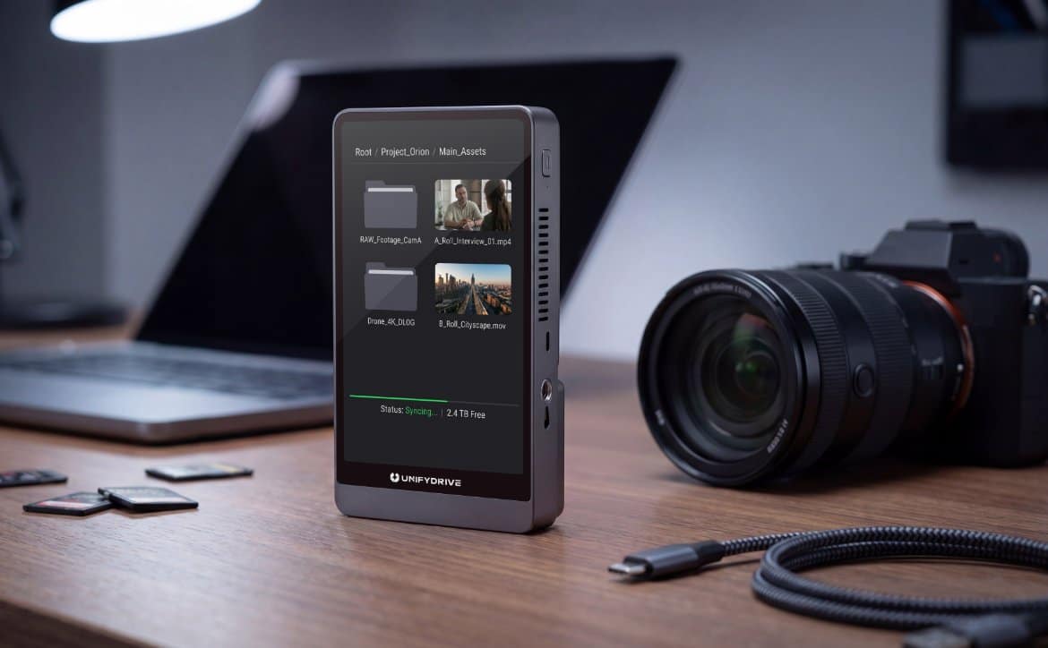 UnifyDrive présente la gamme NAS et lance le prototype compagnon du créateur de PixelMob au NAB
