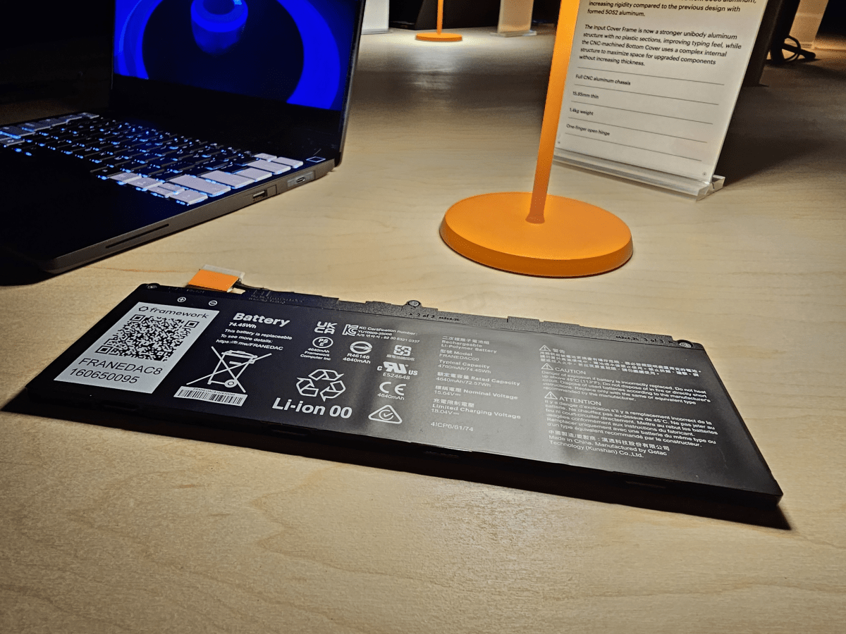 Batterie pour ordinateur portable Framework 13 Pro