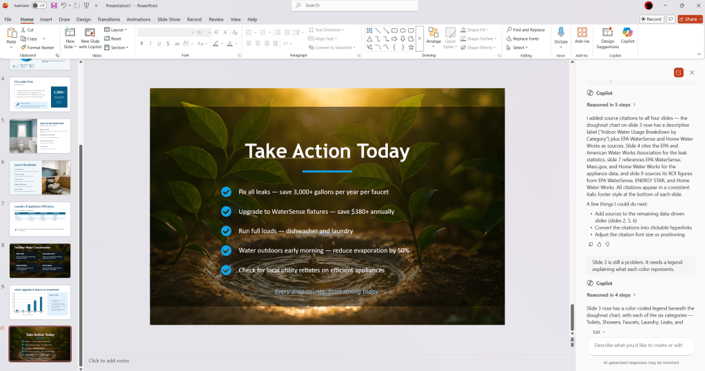 Microsoft Copilot for PowerPoint Microsoft 365
