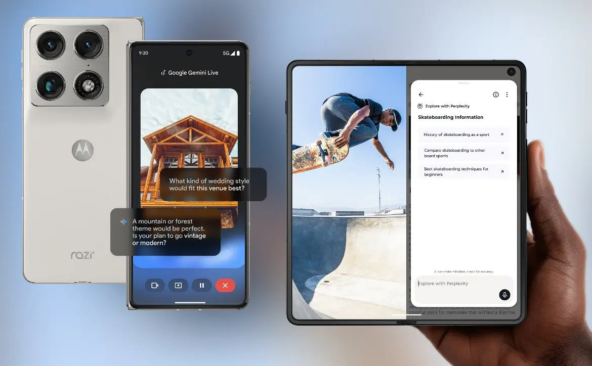 La famille Motorola Razr 2026 est là et elle a l'air bien