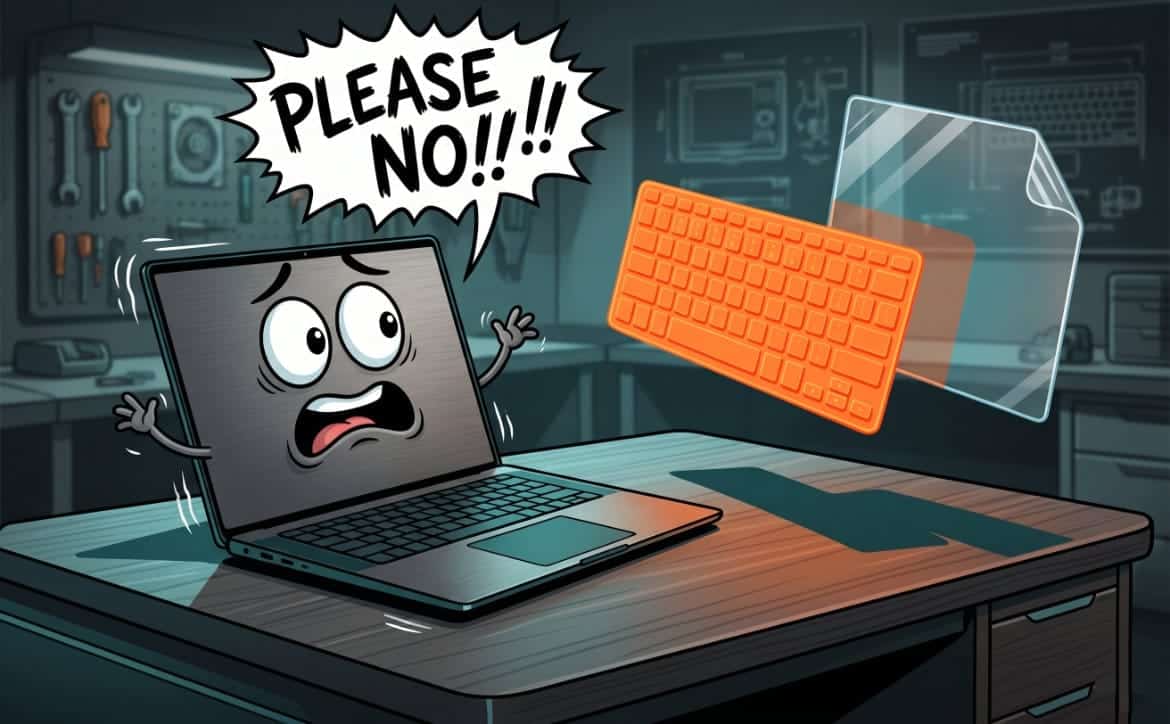 Catastrophe d’ordinateur portable : arrêtez d’utiliser des protecteurs de clavier et d’écran sur votre ordinateur portable