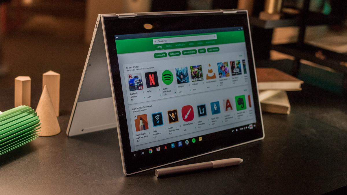 Google Pixelbook (2017) - vue tente