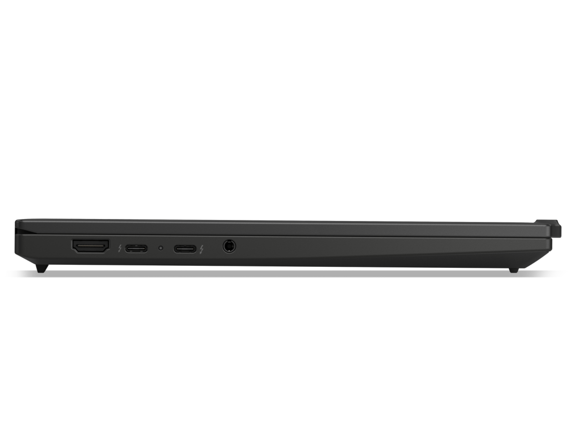 Prise de vue latérale du Lenovo ThinkPad X13 recadrée