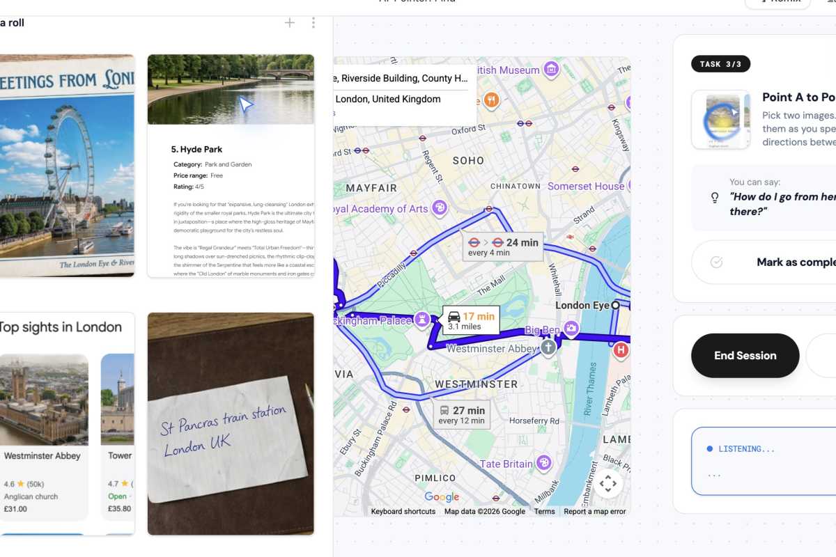 Carte du pointeur magique